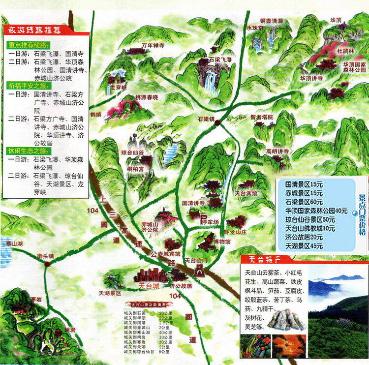 天台山旅游综述