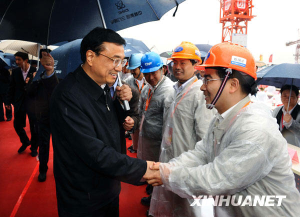 4��19�գ��й��������ξֳ�ί������Ժ���������ǿ��ϯ�㽭���ź˵�һ�ڹ��̿�����ʽ�������������������̽����ߡ��������ǿ�빤�̽������������֡�