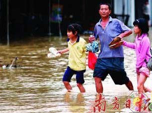 暴雨造成广东省78万人受灾 3人因灾遇难