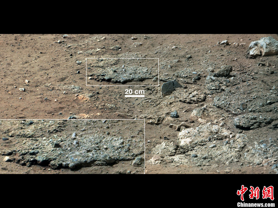 好奇号发现火星表面曾有水流淌的证据