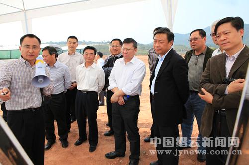 常务副市长陈瑞商,县领导孔海龙,芦忠于,吕唐镇,陈骏,吉涛,邹向阳