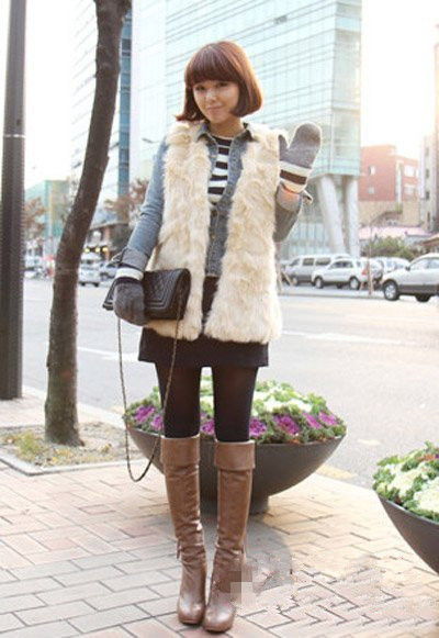 <em>冬季马甲怎么搭配</em>-冬季,马甲,色的,棉马,牛仔马