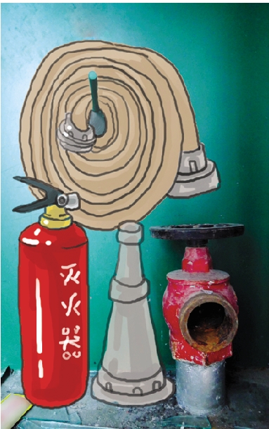 水带水枪灭火器不翼而飞 你家附近的消防箱是
