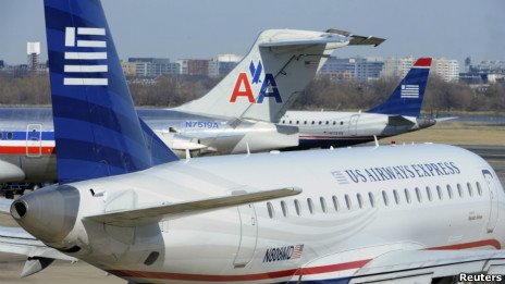 美航与全美航空合并获批 将组全球最大航空公司