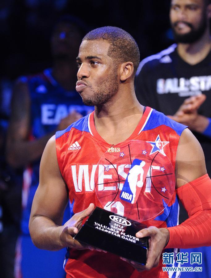 2013年NBA全明星赛:西部险胜 保罗获MVP