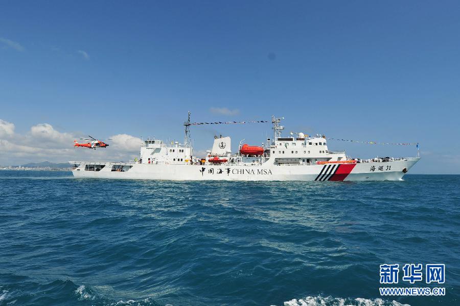 南海进行巡航