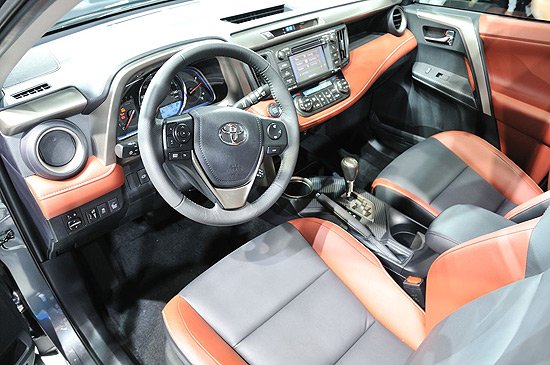 丰田新一代rav4的内饰设计