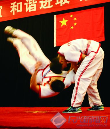 清泉文武学校成中国式摔跤国家队训练基地