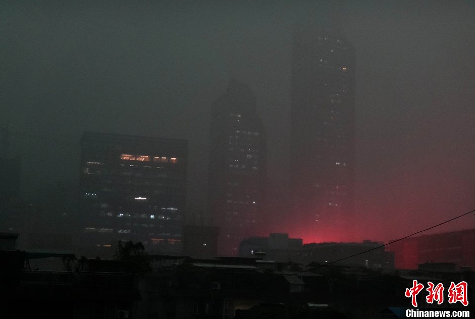 大暴雨突袭广州城