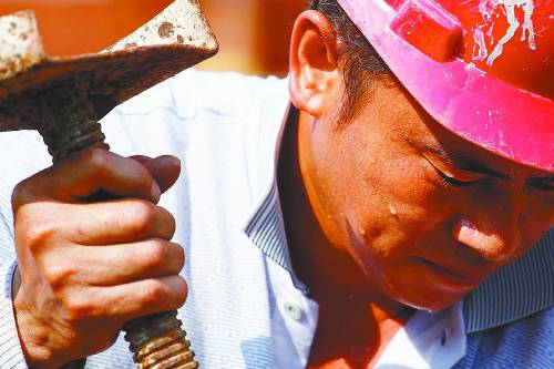 高温下的坚守-工作环境,许多地方,cfp,广东省,汗