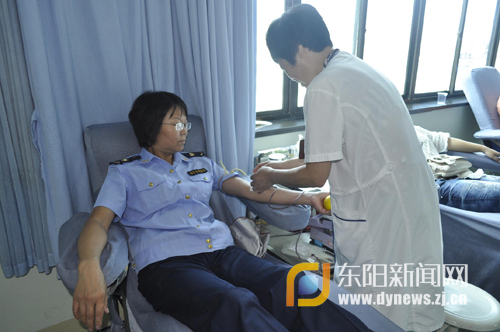 市运管所开展无偿献血活动--东阳新闻网