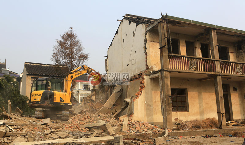 “一户多宅”拆除中--平湖网