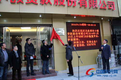庆元首家小额贷款公司开业--中国庆元网