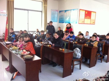 槐坎中心小学春泥计划 让孩子们感受传统文化