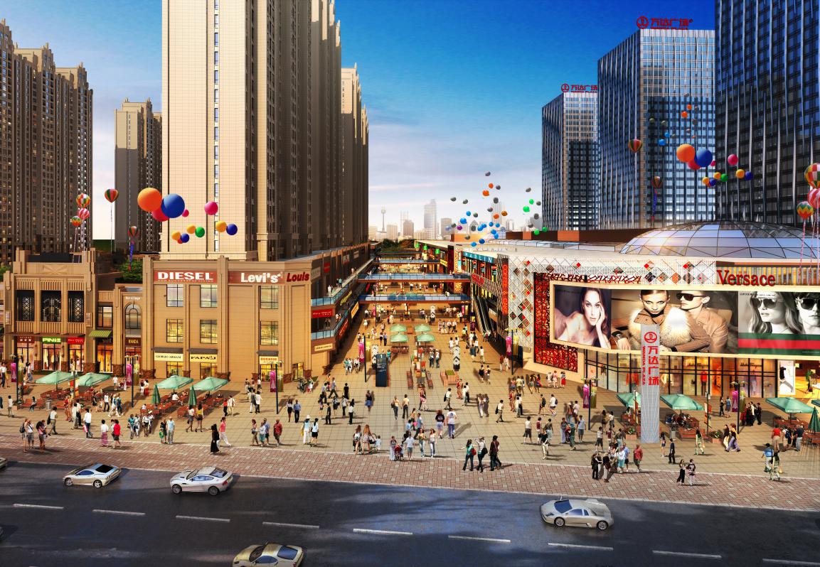 项目简介:   "万达广场就是城市中心",台州经开万达广场建成后,将