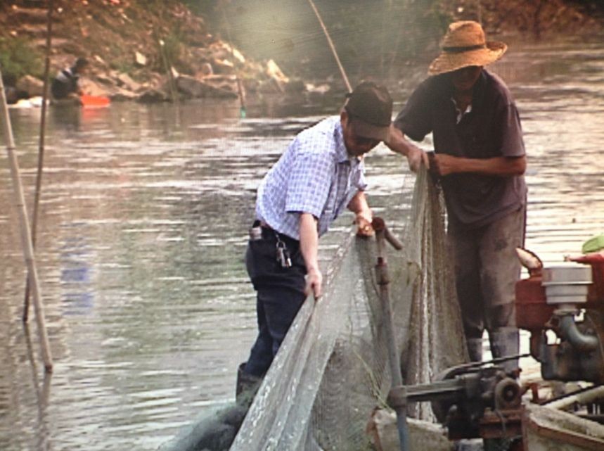 和平清理非法渔网鱼笼500余处 恢复河道清洁(