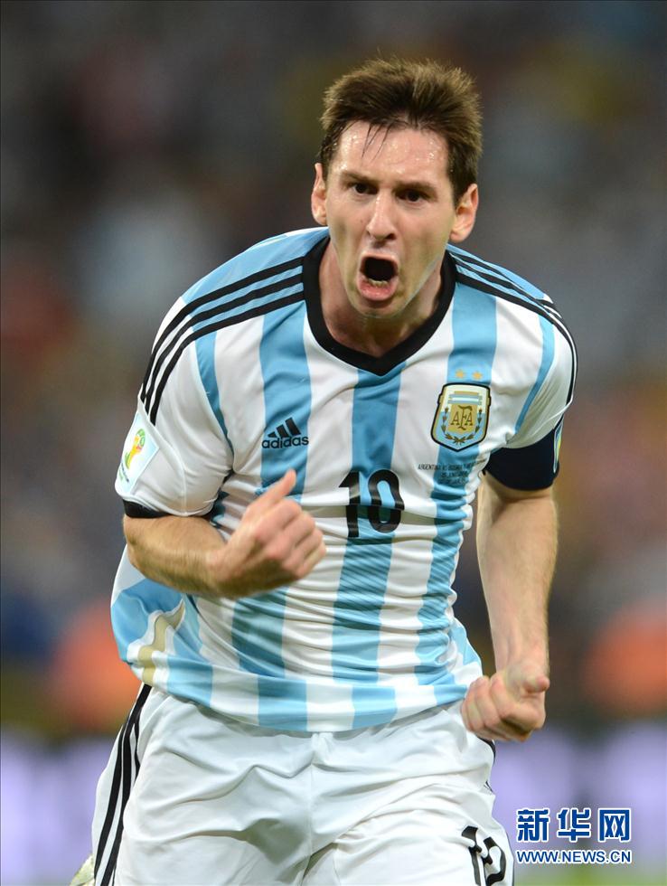 世界杯精彩瞬间:梅西庆祝进球(高清)-世界杯,阿