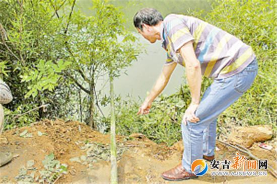 搜寻两天仍无果 水库放水寻真相 高清图片