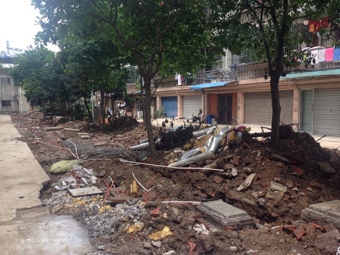 环西花园进行老小区改造 提升居民生活质量(图