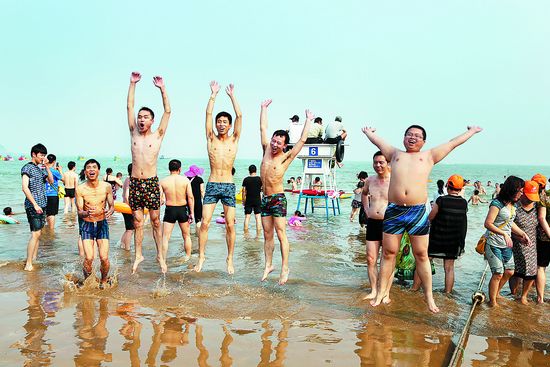 碧海金沙享清凉