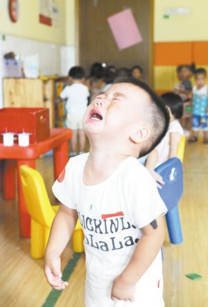 入园第一天:亲爱的小孩,今天有没有哭?-宝宝,-东