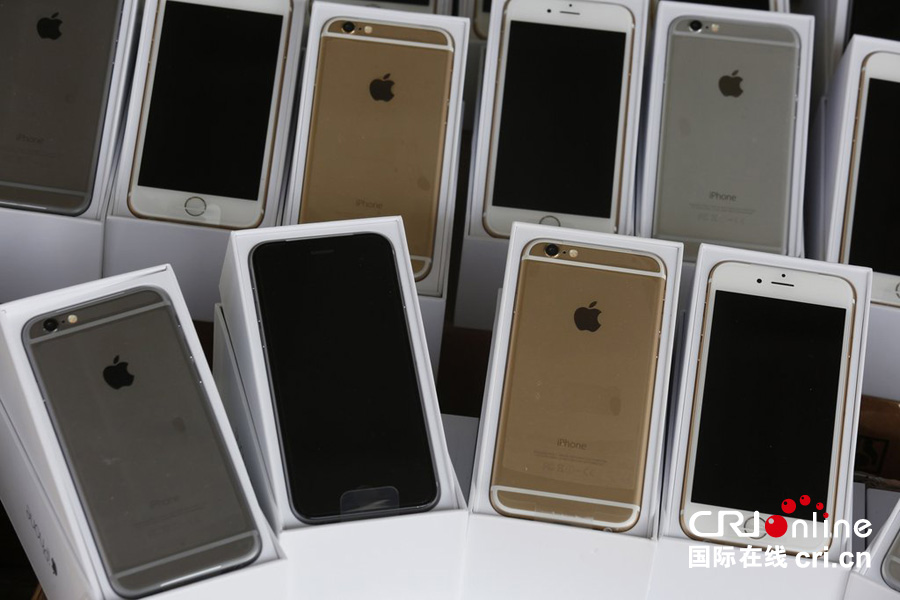 港查获138部走私iPhone6