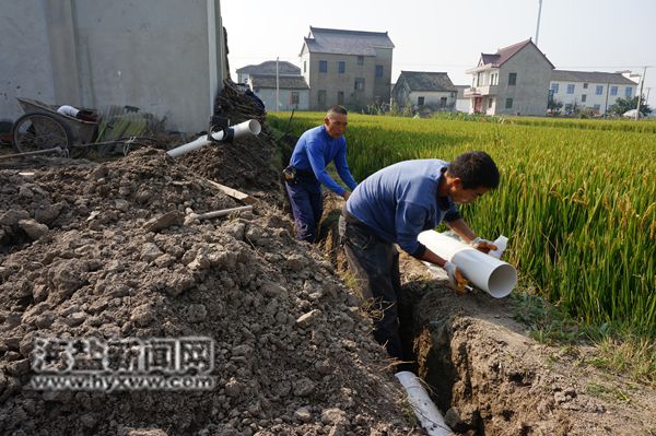 武原街道稳步推进农村生活污水治理工程