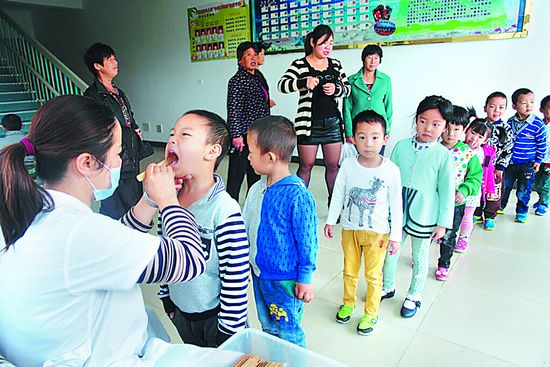 六横预防手足口病