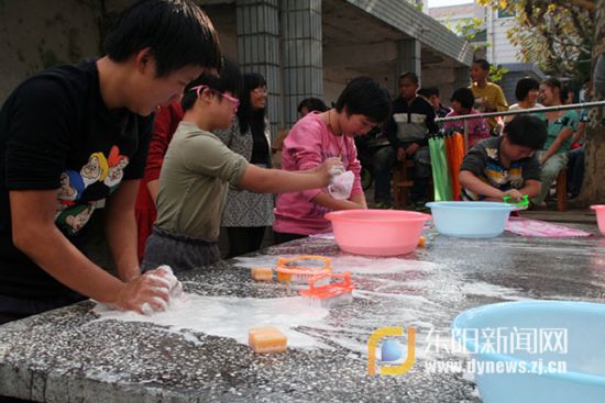 市聋哑学校:展示劳动技能,争当生活达人-技能,