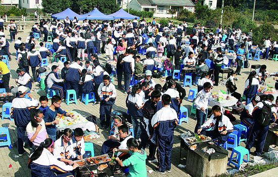 干施岙秋游红火