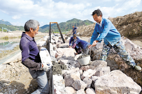 黄岩:冬闲兴修水利