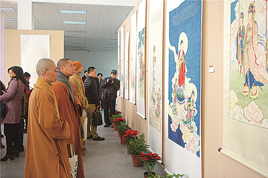 《墨缘禅海》书画展开展