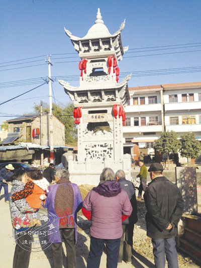 经过近4个月的施工,经济开发区(浦口街道)蒋林头村蒋家埠自然村的石亭