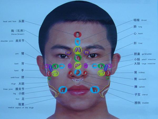 名医绘制脸部疾病地图脸色通红是心脏不好