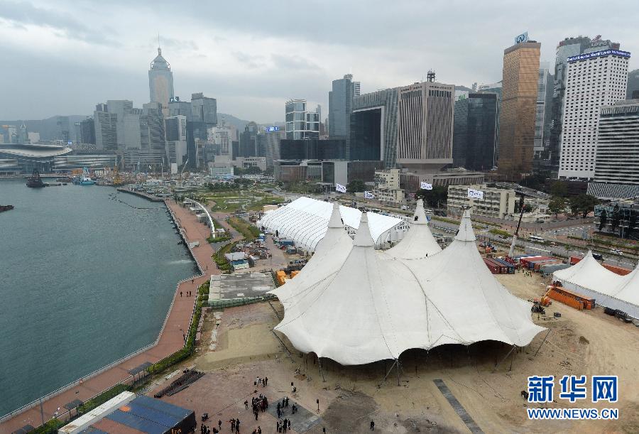 最大移动马戏棚亮相香港