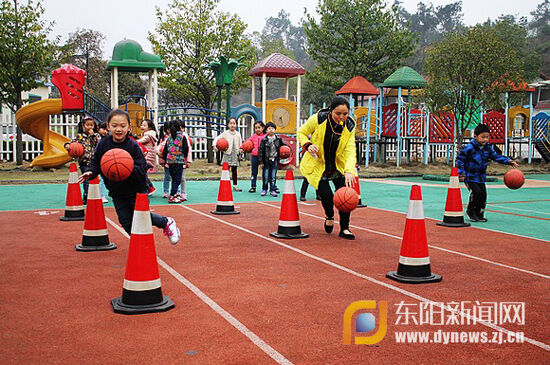 篮球宝贝 快乐成长-篮球,幼儿园-东阳新闻网