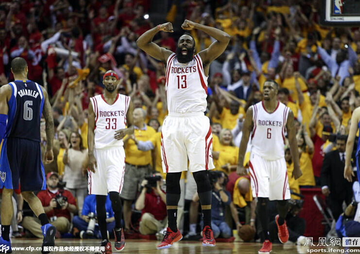 火箭淘汰小牛挺进西部半决赛 哈登怒吼变美髯