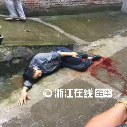 东阳市画水镇发生恶性砍人事件一人当场死亡