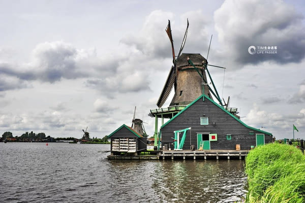 荷兰,桑斯安斯风车村的古老时光-桑斯,斯安,安