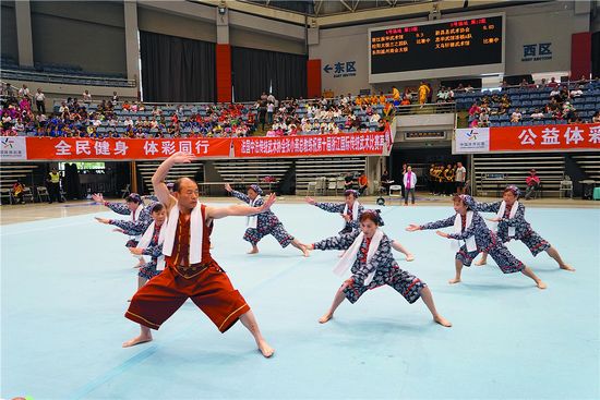 我区船拳队获省传统武术比赛第一