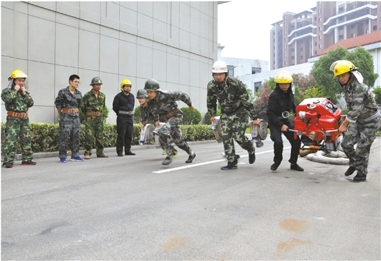 乡镇专职消防队封闭式受训--上虞新闻网