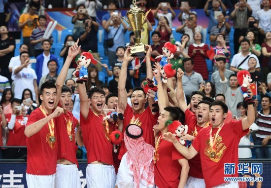 第28届亚洲男篮锦标赛中国夺冠 回浦中学冯利