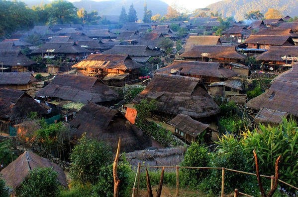 翁丁村,中国最后一个原始部落-原始部落,木鼓,