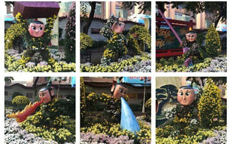 菊花葫芦娃造型遭吐槽