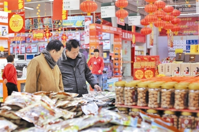 年货上架 年味渐浓