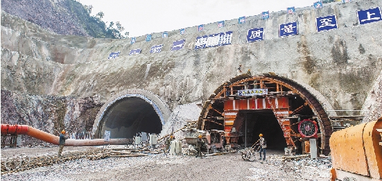 北山隧道工程量过半--温岭新闻网