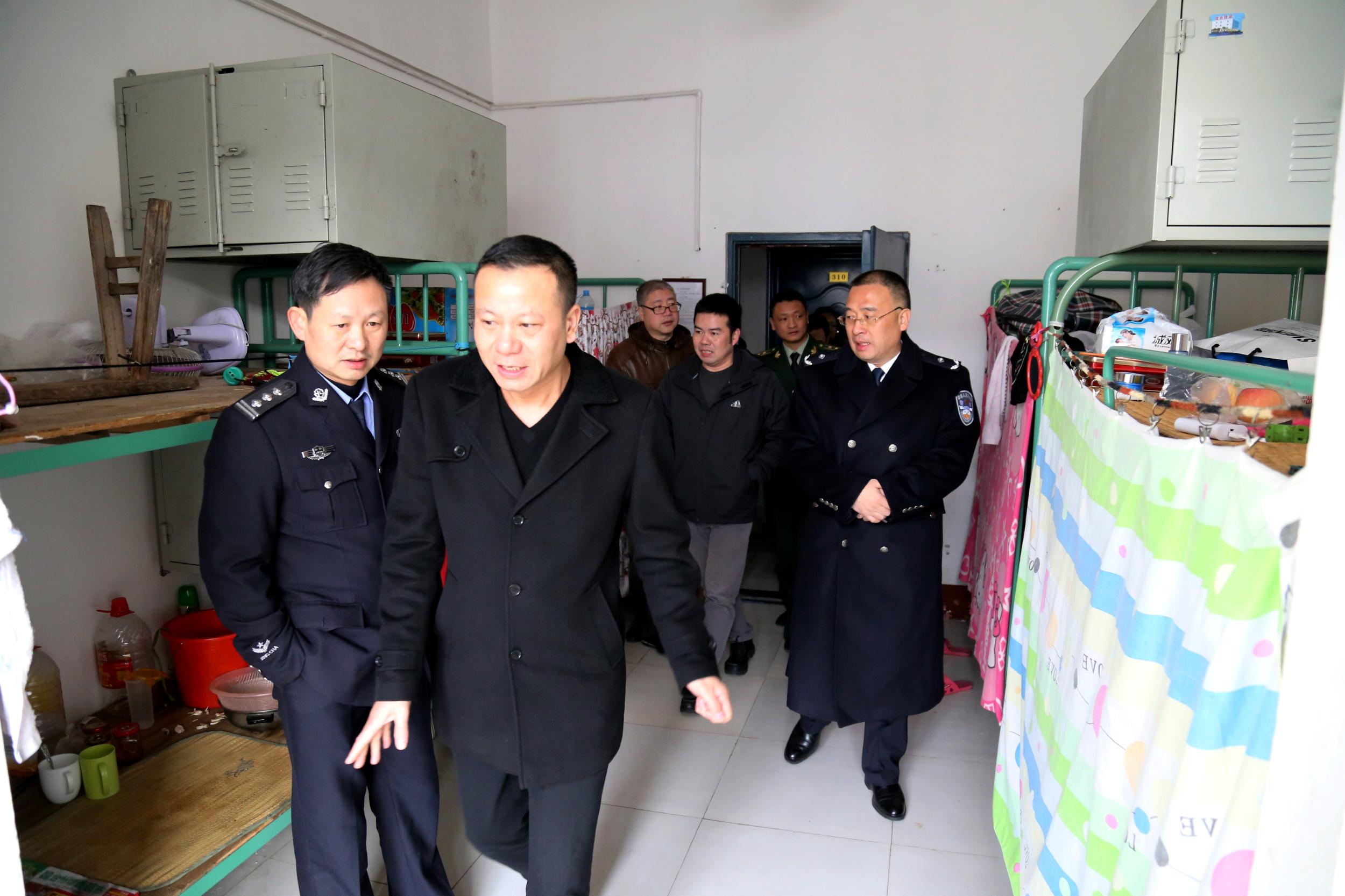 台州市公安局副局长陈伯恩到城北检查安全事故防控综合治理体系建设