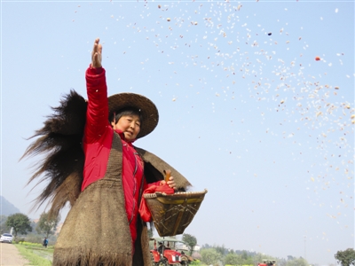 开耕祭祀五谷神风调雨顺好收成