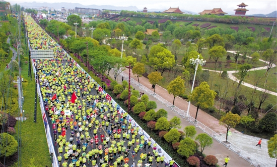 横店马拉松 穿越五千年
