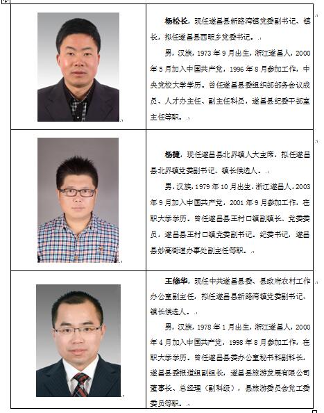 遂昌新闻网 公示公告 正文